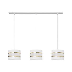 Luster na lanku HELEN 3xE27/15W/230V biela/zlatá W-L 0801/3 WT+GO+MAT vyobraziť