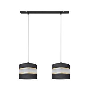 Luster na lanku HELEN 2xE27/15W/230V čierna/zlatá W-L 0801/2 BK+GO+MAT vyobraziť