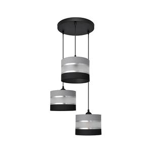 Luster na lanku HELEN 3xE27/15W/230V čierna/šedá/strieborná W-KD 0801/3 BK-B +GR+SL+MAT+BK vyobraziť