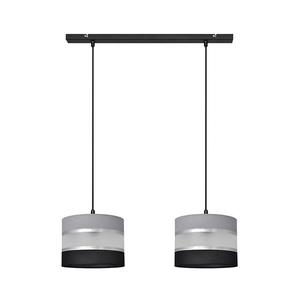Luster na lanku HELEN 2xE27/15W/230V čierna/šedá/strieborná W-L 0801/2 BK-B +GR+SL+MAT+BK vyobraziť