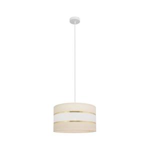 Luster na lanku HELEN 1xE27/15W/230V pr. 35 cm krémová/zlatá W-KM 0803/1 EC+GO+MAT vyobraziť