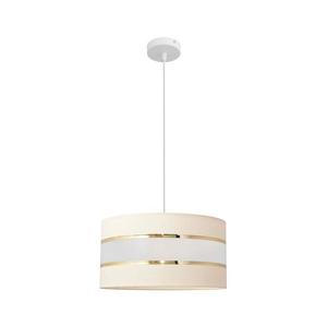 Luster na lanku HELEN 1xE27/15W/230V pr. 40 cm krémová/zlatá W-KM 0804/1 EC+GO+MAT vyobraziť