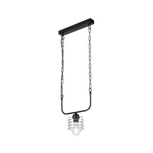 Luster na reťazi MORGAN 1xE27/60W/230V čierna/chróm LM-1.157/CHROM vyobraziť