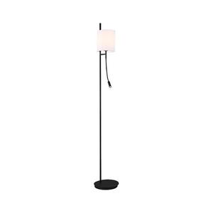 LED Stojacia lampa TOKYO 1xE27/40W/230V + LED/3W čierna/biela 50602139 vyobraziť
