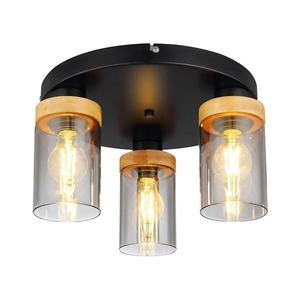 Globo 15557-3D - Prisadený luster FINCA 3xE27/40W/230V kov/drevo 15557-3D vyobraziť