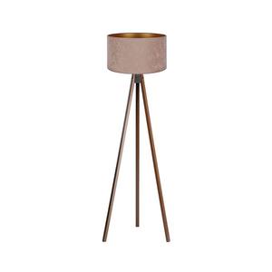 Brilagi - Stojacia lampa VELVET 1xE27/60W/230V wenge/béžová AS0462+DU82573 vyobraziť