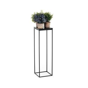 HowHomely Stojan na kvety BASICLOFT 80x24 čierna HH-BL-01-80BB-MDF vyobraziť