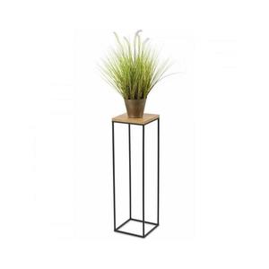 HowHomely Stojan na kvety BASICLOFT 80x24 čierna/hnedá HH-BL-01-80-MDF vyobraziť