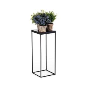 HowHomely Stojan na kvety BASICLOFT 60x24 čierna HH-BL-01-60BB-MDF vyobraziť