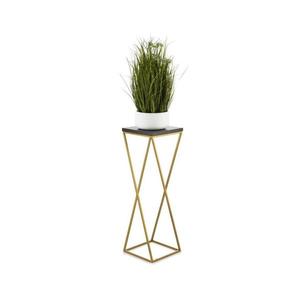 HowHomely Stojan na kvety LOFT 70x24 cm zlatá/čierna 10-1631-70-GB-MDF vyobraziť