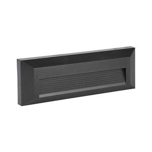 LED Vonkajšie schodiskové svietidlo LED/3W/230V IP65 4000K čierna 211328 vyobraziť