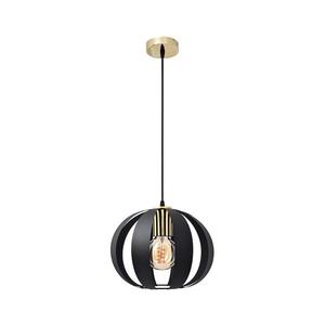 Luster na lanku NEWTON 1xE27/15W/230V čierna/zlatá W-KM 1380/1 BK-B+GO vyobraziť