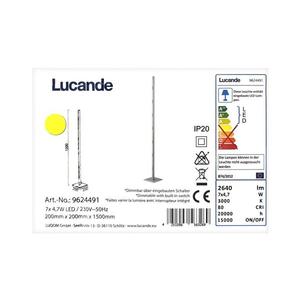 Lucande - LED Stmievateľná stojacia lampa MARGEAU 7xLED/4, 7W/230V 4251096563269 vyobraziť