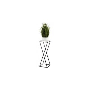 HowHomely Stojan na kvety LOFT 70x24 cm čierna/biela 10-1630-70-BW-MDF vyobraziť