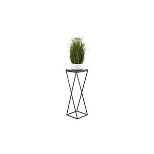 HowHomely Stojan na kvety LOFT 70x24 cm čierna 10-1631-70-BB-MDF vyobraziť