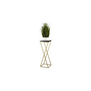HowHomely Stojan na kvety LOFT 70x24 cm zlatá/čierna 10-1630-70-GB-MDF vyobraziť