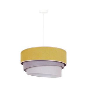- Luster na lanku TRIO 1xE27/15W/230V pr. 45 cm žltá/šedá/biela 81419 vyobraziť