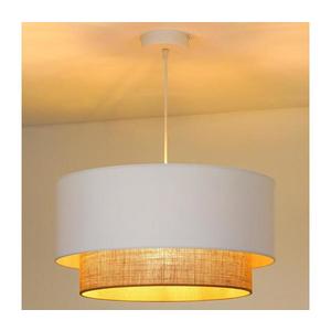 - Luster na lanku BOHO 1xE27/15W/230V pr. 45 cm biela/hnedá 89811 vyobraziť
