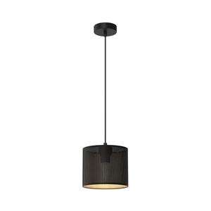 Luster na lanku LOFT SHADE 1xE27/60W/230V pr. 18 cm čierna/zlatá 5250 vyobraziť
