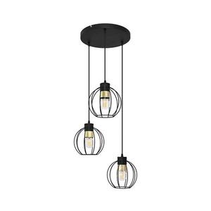 Luster na lanku STARLIGHT 3xE27/15W/230V čierna/zlatá W-KD 1399/3 BK+GO vyobraziť