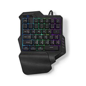 GKBDS110BK - LED RGB Jednoručná herná klávesnica 5V GKBDS110BK vyobraziť