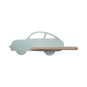 LED Detské nástenné svietidlo s poličkou CAR LED/5W/230V zelená/drevo 21-84804 vyobraziť