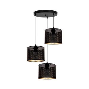 HEXE Luster na lanku ALDO 3xE27/60W/230V pr. 45 cm čierna 0026 vyobraziť