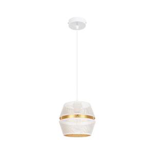 HEXE Luster na lanku PARIS 1xE27/60W/230V biela/zlatá 0076 vyobraziť