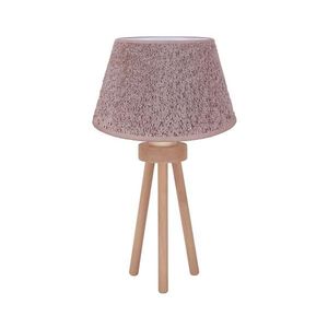 - Stolná lampa BOUCLE 1xE27/15W/230V pr. 28 cm hnedá/drevo 601436 vyobraziť