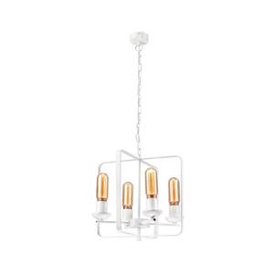 Luster na reťazi CEDRIC II 4xE27/60W/230V biela LM-4.177/BIAŁY vyobraziť