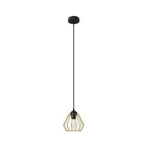 Luster na lanku AGAT 1xE27/15W/230V zlatá/čierna W-KM 1300/1 BK-B +GO MAT vyobraziť