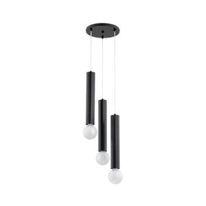 Luster na lanku TWISTER 3xE27/60W/230V pr. 28 cm čierna 62272 vyobraziť