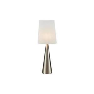 Markslöjd 108624 - Stolná lampa CONUS 1xE14/40W/230V biela/matný chróm 108624 vyobraziť