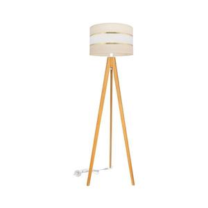 Stojacia lampa HELEN 1xE27/15W/230V krémová/zlatá/dub S-D D+WT+0804-25 EC+GO+MAT vyobraziť