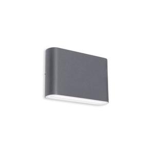 LED2 - LED Vonkajšie nástenné svietidlo FLAT 2xLED/3W/230V IP65 čierna LED2 5234754 vyobraziť