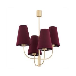 Argon 1827 - Luster na tyči SAFIANO 4xE27/15W/230V vínová 1827 vyobraziť