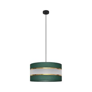 Luster na lanku HELEN 1xE27/15W/230V pr. 40 cm zelená/zlatá W-KM 0804/1 BK-B +GN+GO+MAT vyobraziť