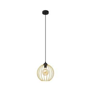 Luster na lanku MERCURE 1xE27/15W/230V zlatá/čierna W-KM 1388/1 BK-B GO MAT vyobraziť