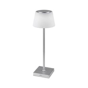 Rabalux 76013- LED Stmievateľná nabíjacia stolná lampa TAENA 4W/3, 7V IP44 strieborná 76013 vyobraziť