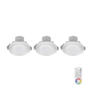 SADA 3x LED RGB Stmievateľné podhľadové svietidlo ARGON LED/7, 3W/230V + DO JE1295831 vyobraziť