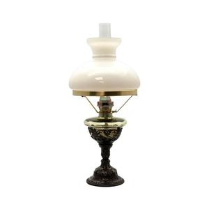 Floriánova huť Petrolejová lampa RŮŽENA 50 cm lesná zelená zdobená cínom 211-2106-1502-12-01-000 vyobraziť