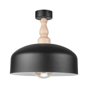 Prisadený luster RINA 1xE27/15W/230V čierna/buk LM-1.1.108/CZARNY vyobraziť