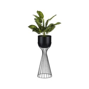 HowHomely Kovový kvetináč LOFT 56x20 cm čierna HH-ML-09-B vyobraziť
