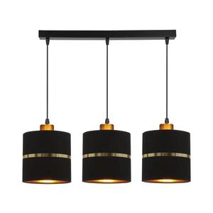 Luster na lanku 3xE27/60W/230V čierna vyobraziť