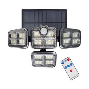 LED Solárny reflektor so senzorom pohybu a súmraku 30W/3, 7V 2400 mAh IP47 + DO EKO9153 vyobraziť