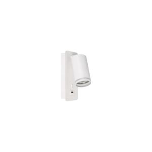 Nástenné bodové svietidlo s USB nabíjačkou 1xGU10/35W/230V biela BEDROOM LIGHT WHITE USB vyobraziť