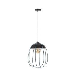 Rabalux 72024 - Luster na lanku SVENS 1xE27/60W/230V čierna/modrá 72024 vyobraziť