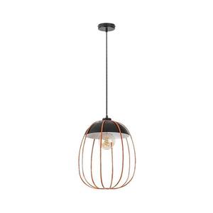 Rabalux 72034 - Luster na lanku SVENS 1xE27/60W/230V čierna/oranžová 72034 vyobraziť