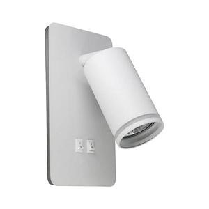 LED Nástenné bodové svietidlo PARIS 1xGU10/10W/230V + LED/6W/230V biela 324351 vyobraziť