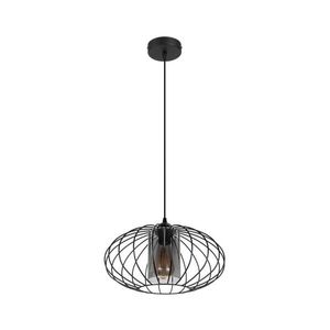 HEXE Luster na lanku CORRINI 1xE27/60W/230V pr. 34 cm čierna/šedá 0211 vyobraziť